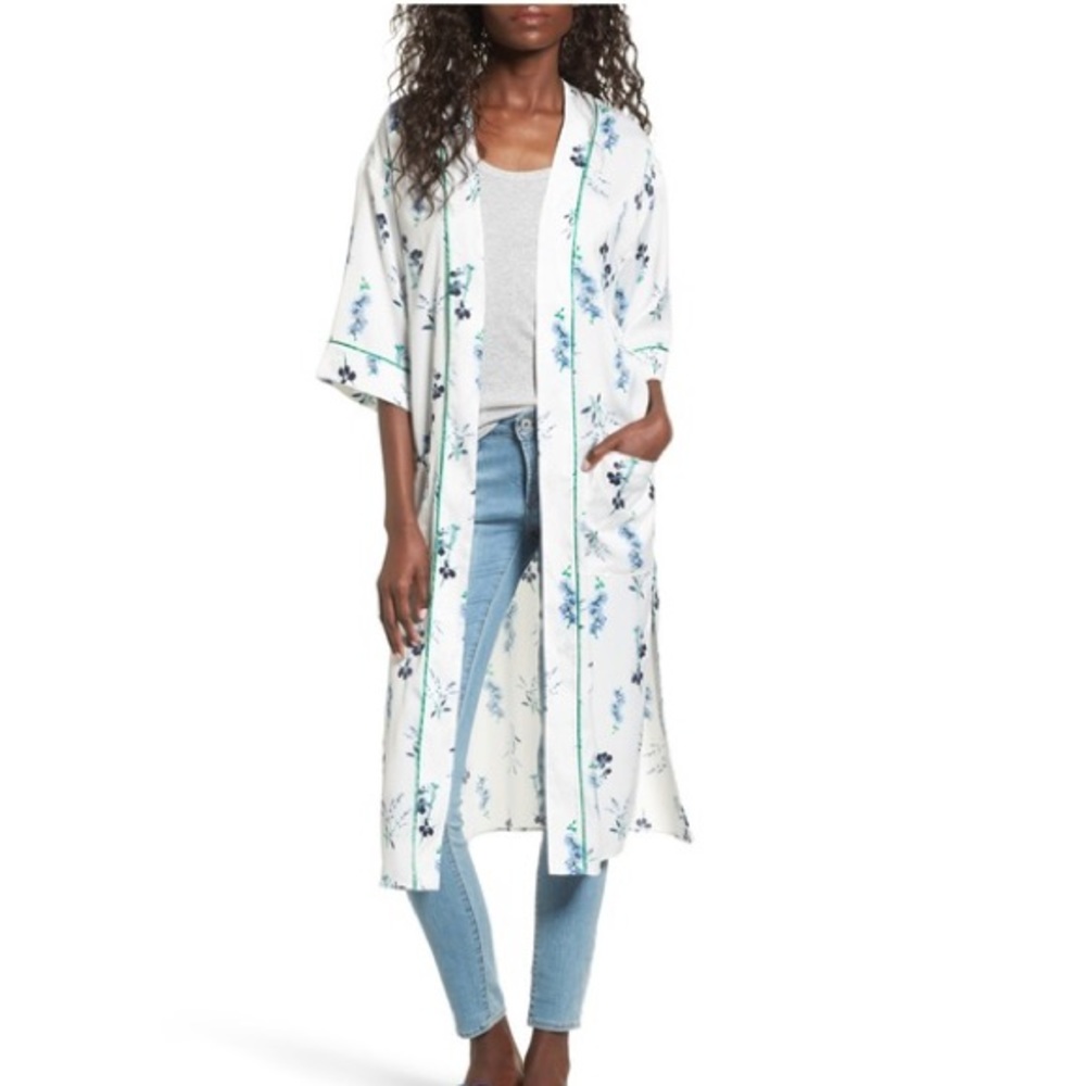 New vigoss Floral print duster kimono